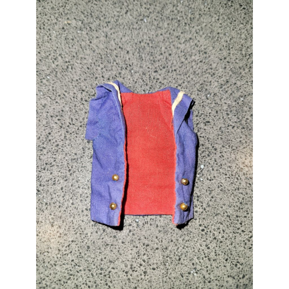 Vintage 1965 Mattel Skipper “Ship Ahoy” #1918 Outfit Blue Dress Vest - Picture 5 of 8